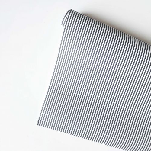 Balicí papír Black Stripes White 10 m