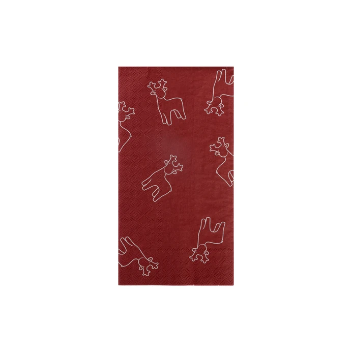 Papírové ubrousky Sten Red – 16 ks