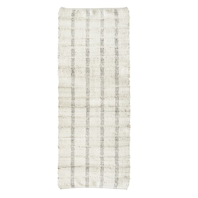 Jutový koberec Off White 200 x 70 cm