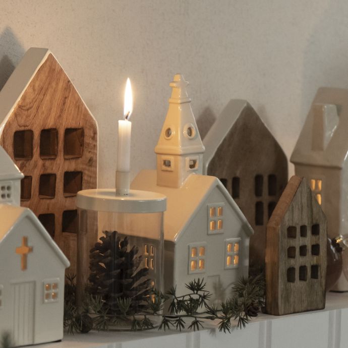 Keramický svícen Stillenat Church - větší