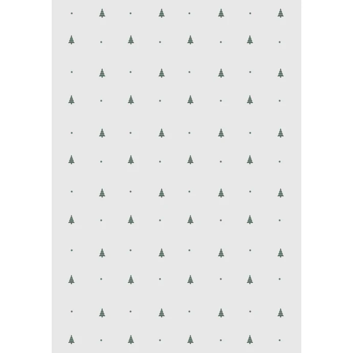 Balicí papír Trees Green - 10m