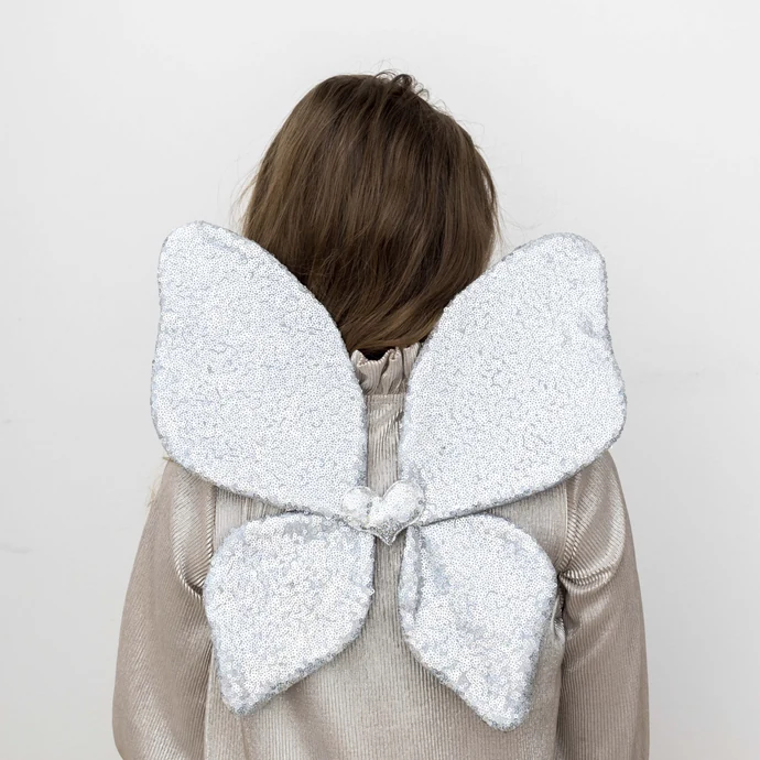 Křídla Sparkle Sequin Silver