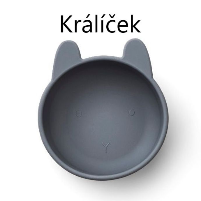 Silikonová miska Animal Blue Mix