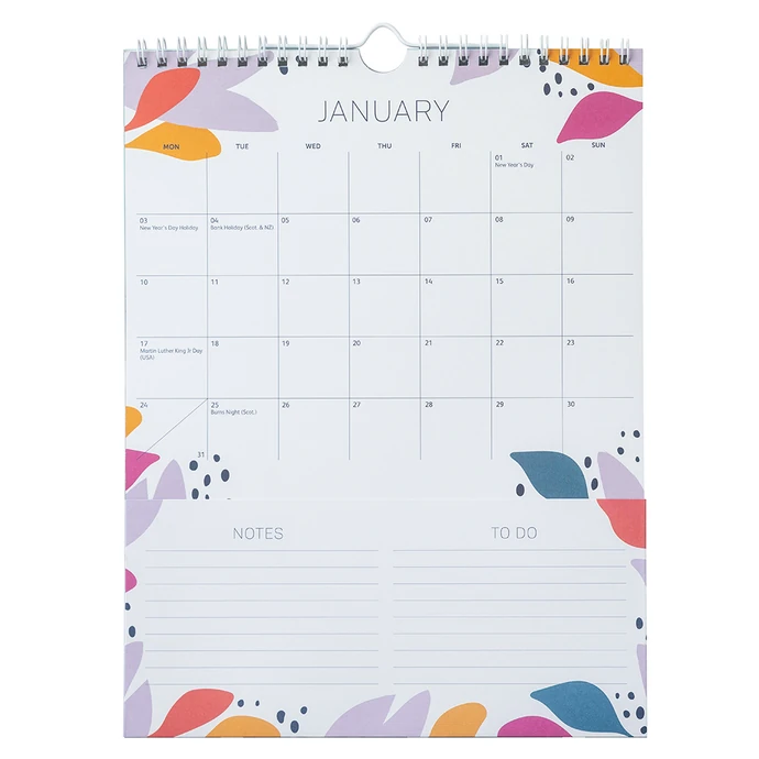 Nástěnný kalendář Busy Life Seafoam 2022