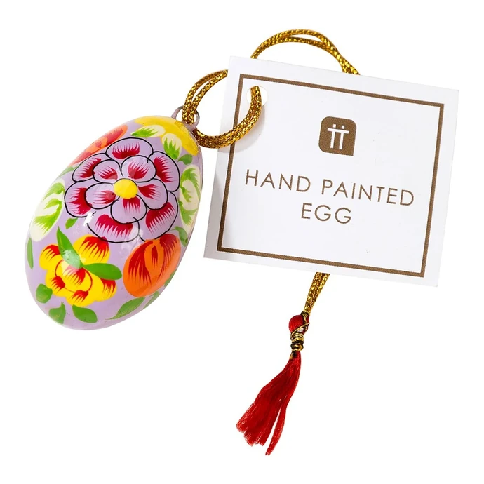 Velikonoční vajíčko Hand Painted Violet