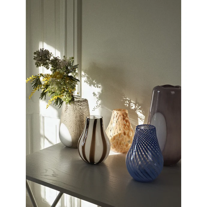 Skleněná váza Ada Intense Blue