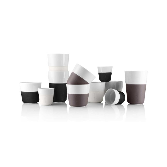 Porcelánový termošálek Cafe Latte Elephant Grey 360 ml - Set 2 ks
