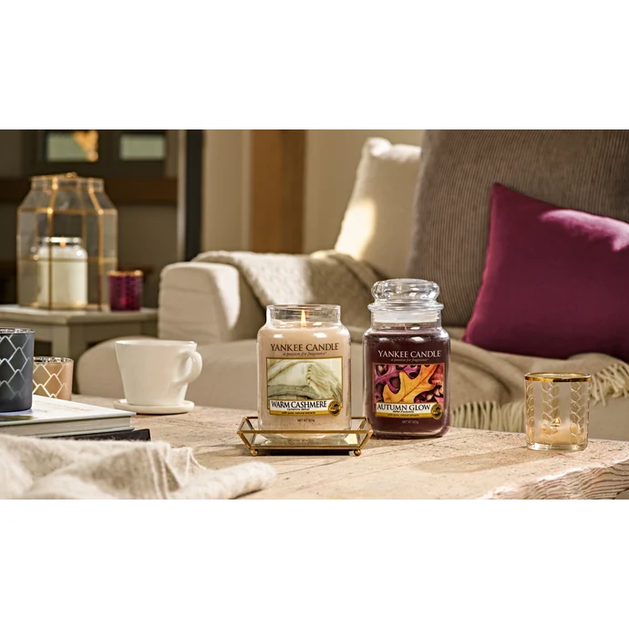 Svíčka Yankee Candle 623gr - Warm Cashmere