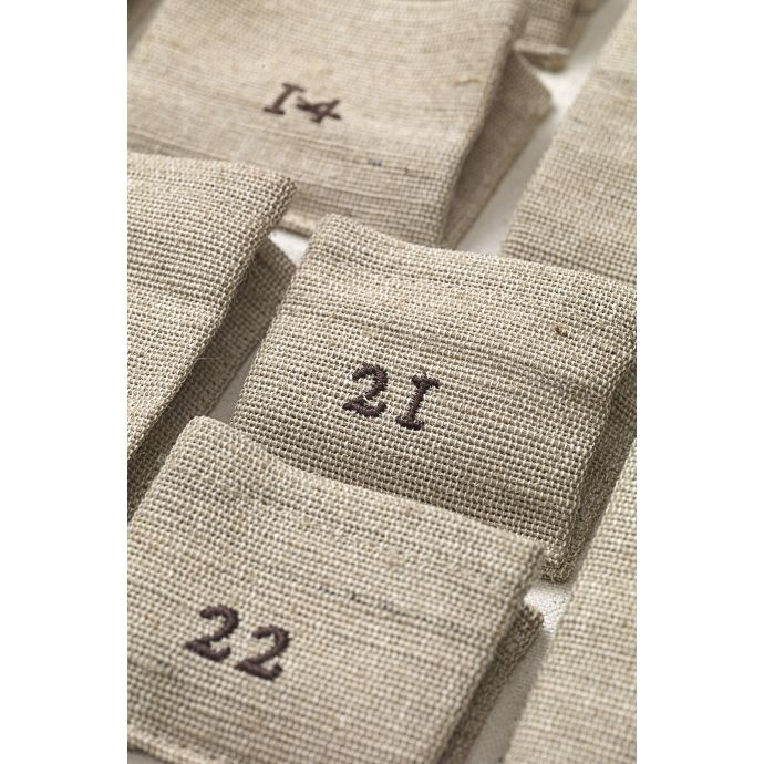 Textilní adventní kalendář Pine Mini