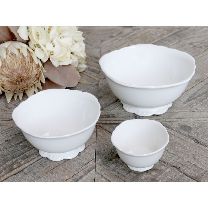 Set porcelánových misek Provence - 3ks