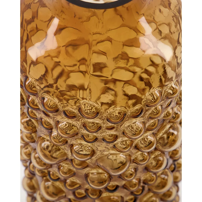 Skleněná váza Foam Amber 40 cm