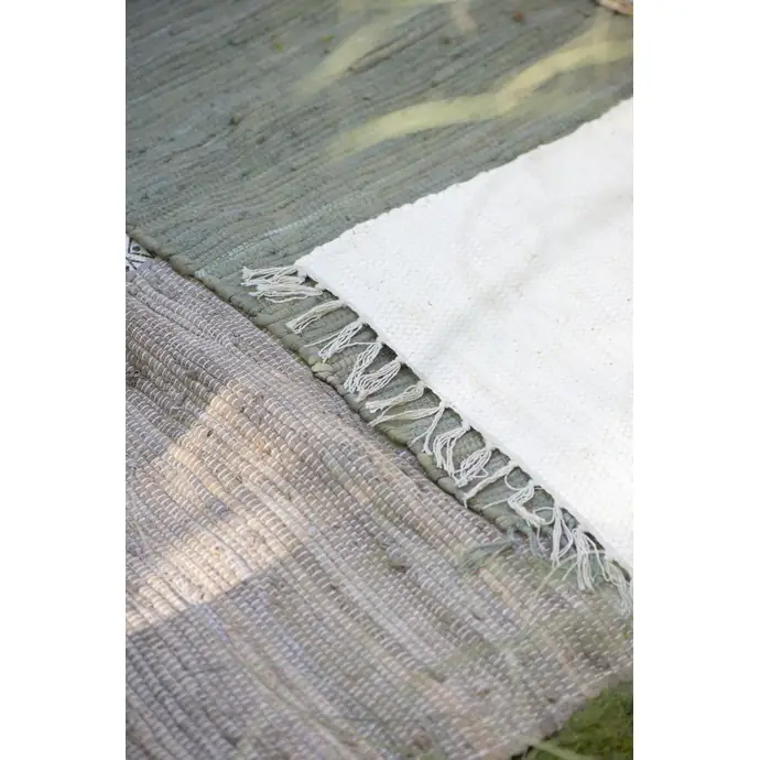 Bavlněný běhoun na podlahu Cream 120 x 60 cm