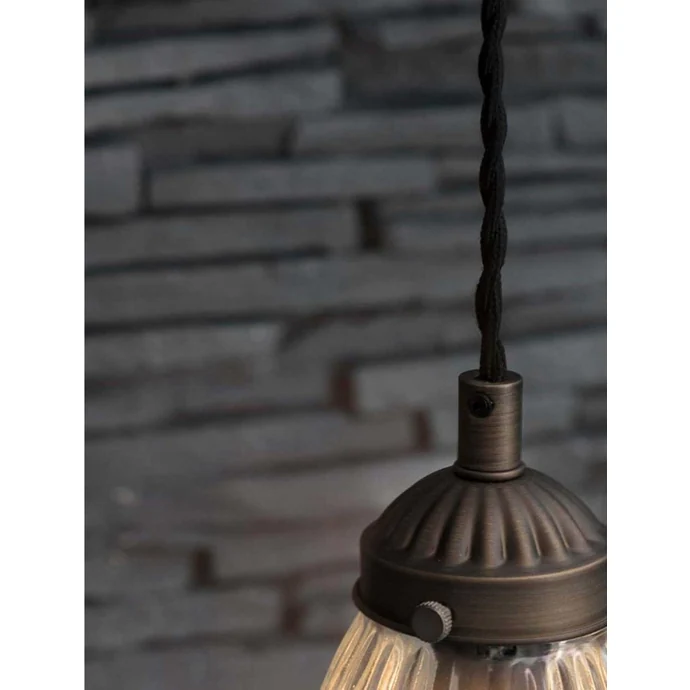 Závěsná lampa Petit Paris Antique Bronze