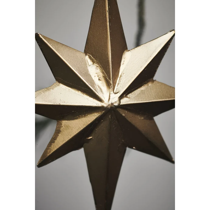 Závěsná vánoční dekorace Star Bethlehem Antique Brass