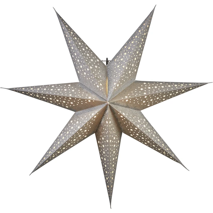 Závěsná svítíci hvězda Blinka Silver 60 cm