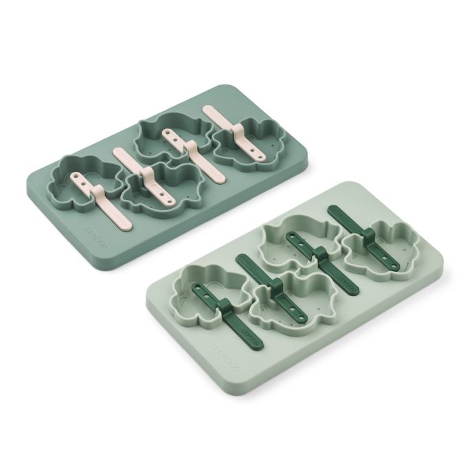 Silikonová forma na zmrzlinu Manfred Dino Peppermint - Set 2 ks