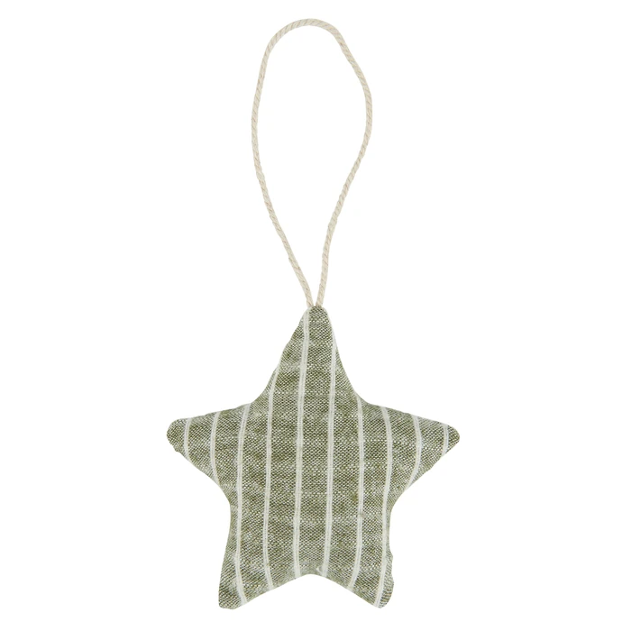 Vánoční textilní ozdoba Textile Christmas Star