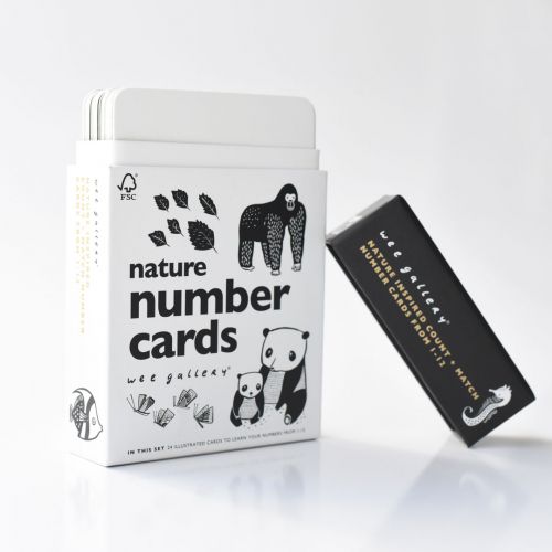 Dětské hrací karty s čísly - Nature Number