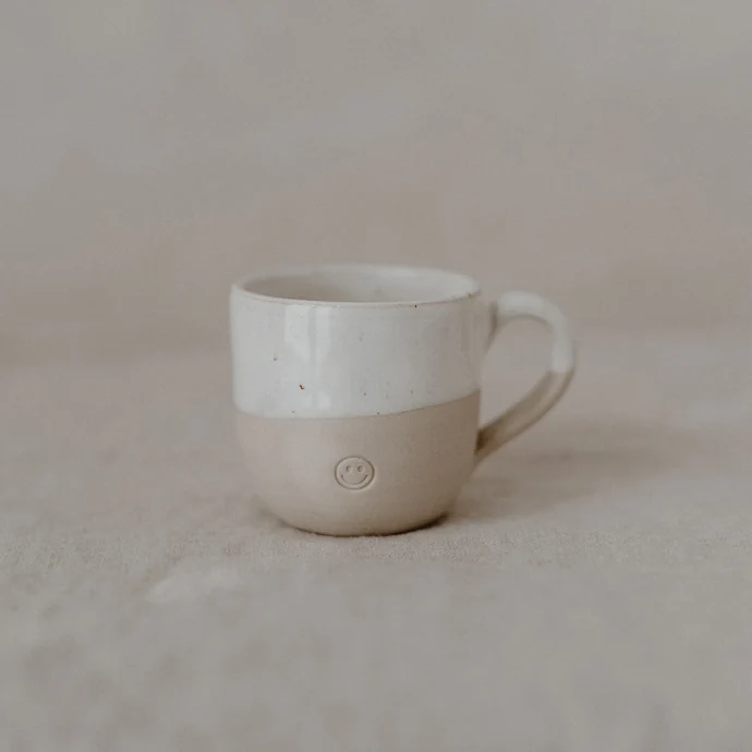 Kameninový hrnek na espresso Smiley 40 ml