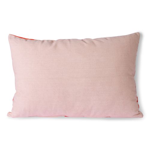 Bavlněný polštář Velvet Red/Pink 40x60cm