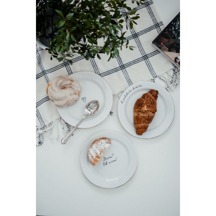 Dezertní talířek Dieta? Od zítra! 19 cm