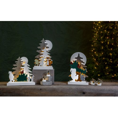 Vánoční LED dekorace Forest Friends - set 2 ks