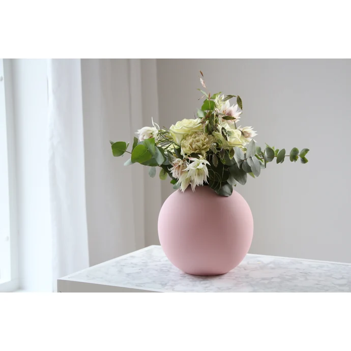 Kulatá váza Ball Dusty Pink 20cm