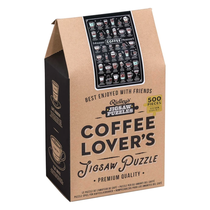 Puzzle pro milovníky kávy Coffe Lovers 50 x 35 cm