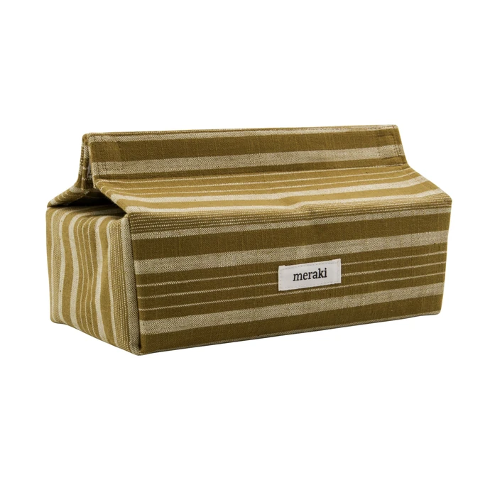 Bavlněný box na papírové kapesníčky Dark Olive