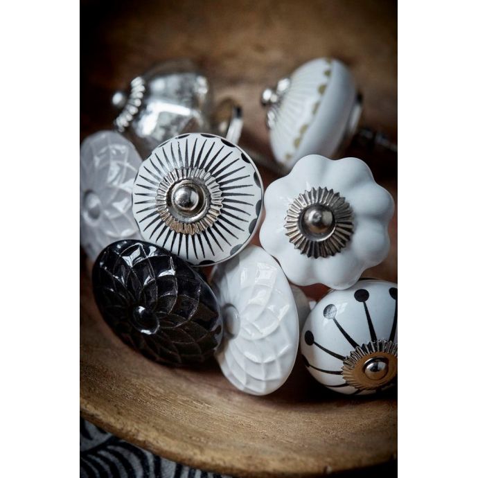 Porcelánová úchytka Sarah White Mini