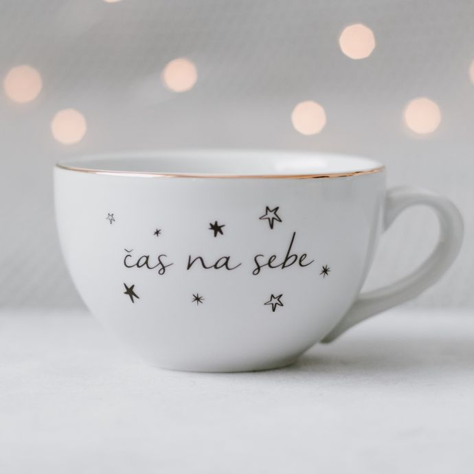 Porcelánový hrnek Čas na sebe 300 ml