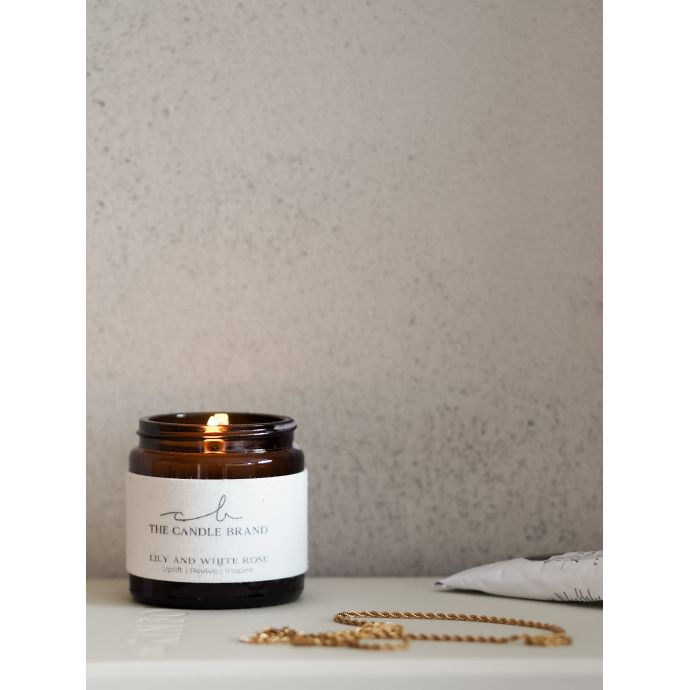 Vonná svíčka ve skle Lily and White Rose 90 g
