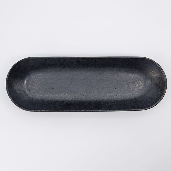 Keramický servírovací tác Pion Black/Brown