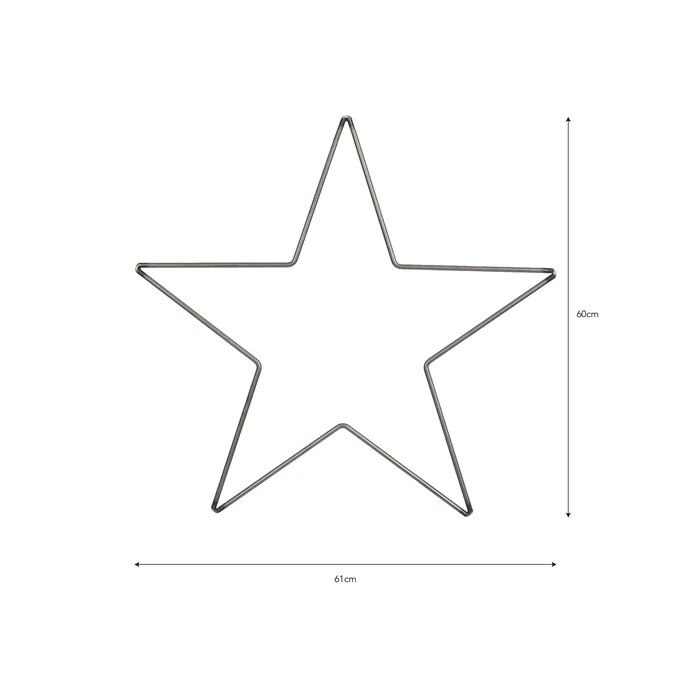 Dekorativní závěsná hvězda Farringdon 60cm
