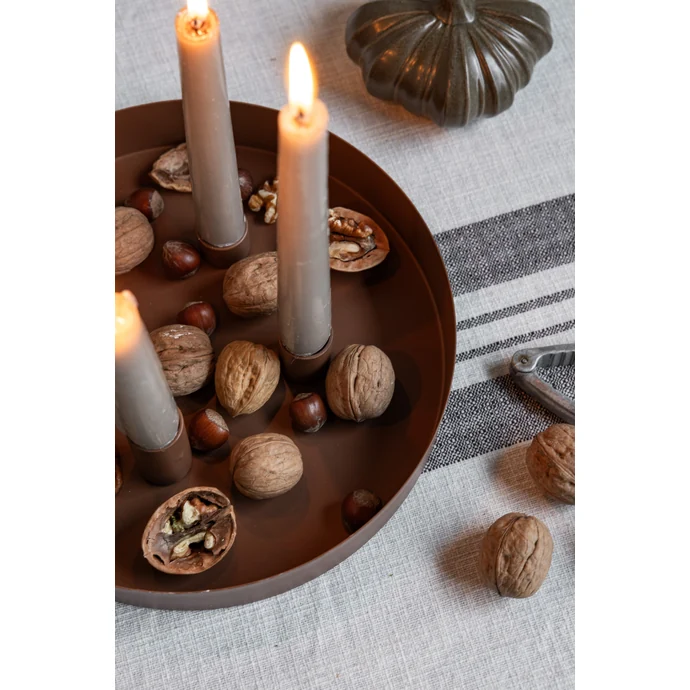 Magnetický adventní svícen Sund Brown Round