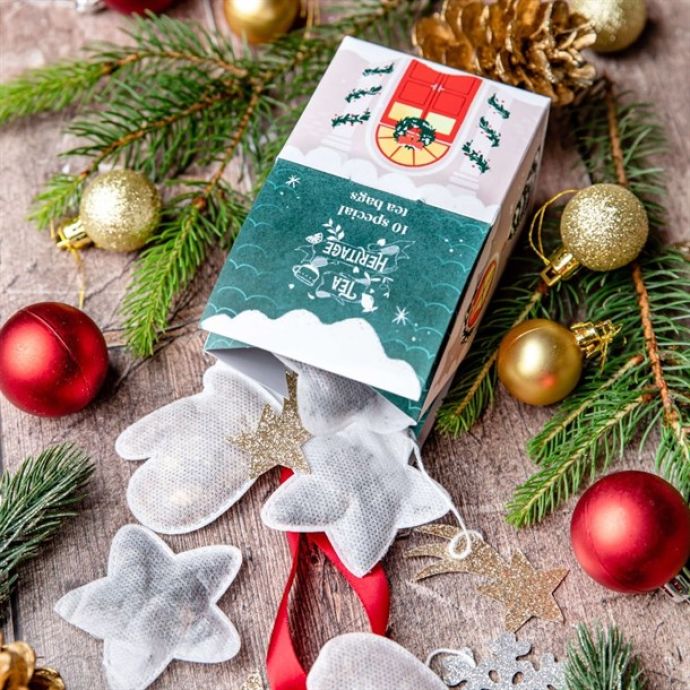 Dárková sada organických čajů Maison de Noel 2 x 5 sáčků