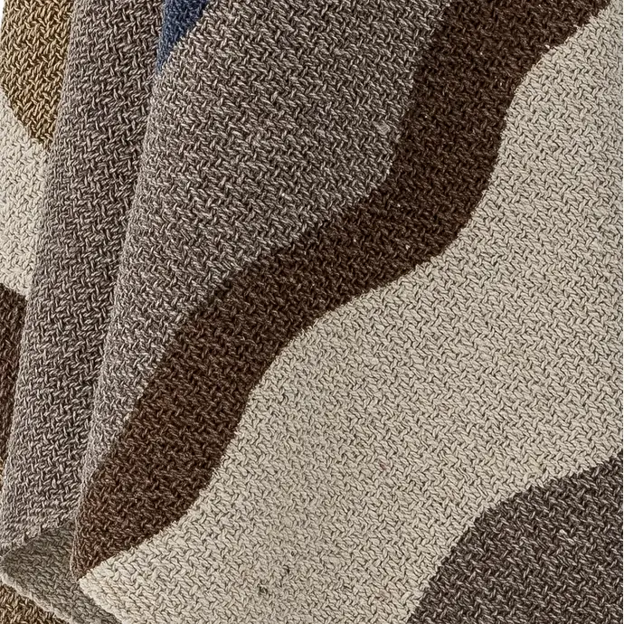 Přehoz z recyklované bavlny Stephania 160x130 cm
