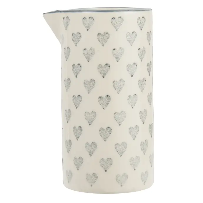 Keramický džbánek Grey Heart 200ml