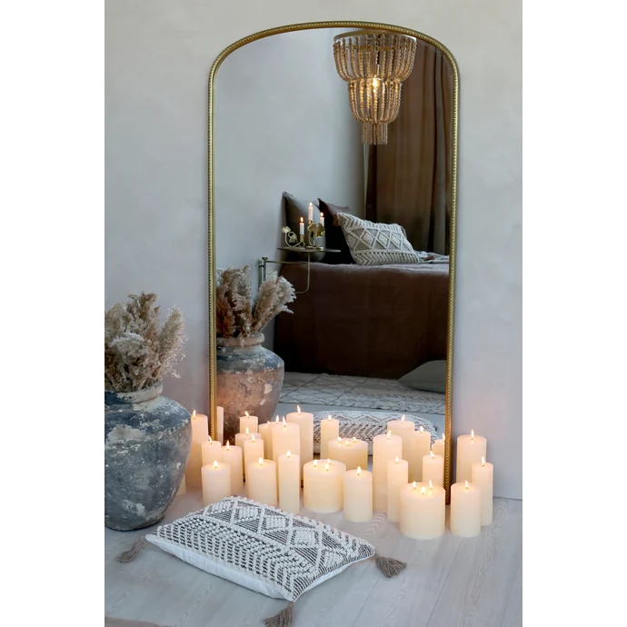 Nástěnné zrcadlo Pearl Edge Antique Brass