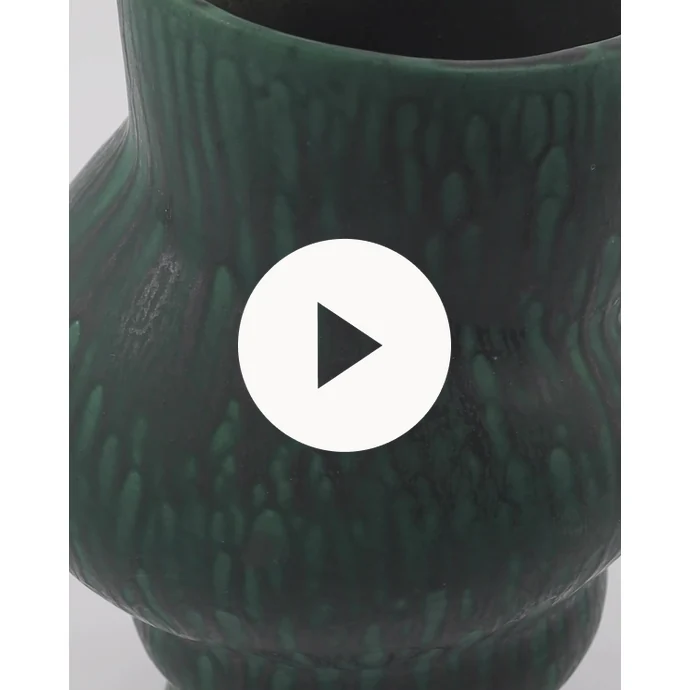 Keramická váza Disc Green