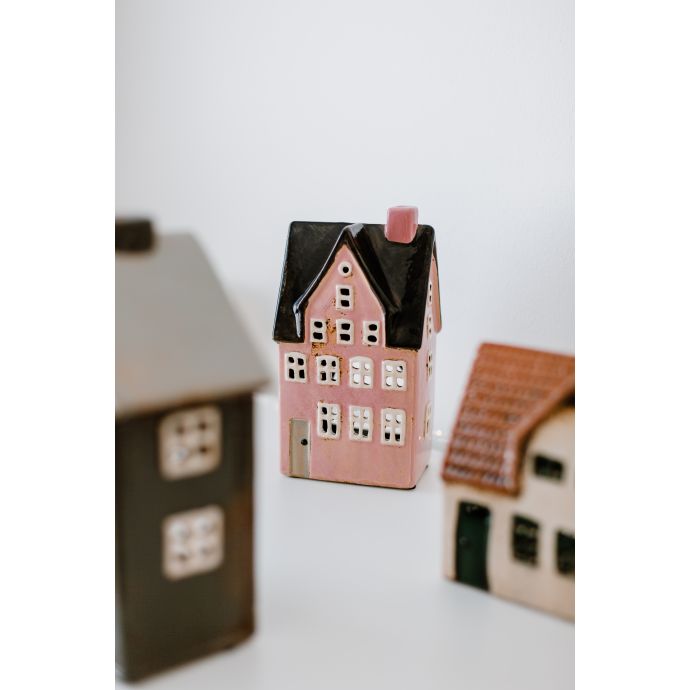 Keramický svícen Nyhavn Pink