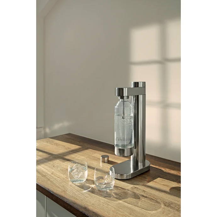 Výrobník perlivé vody Brus Stelton Steel