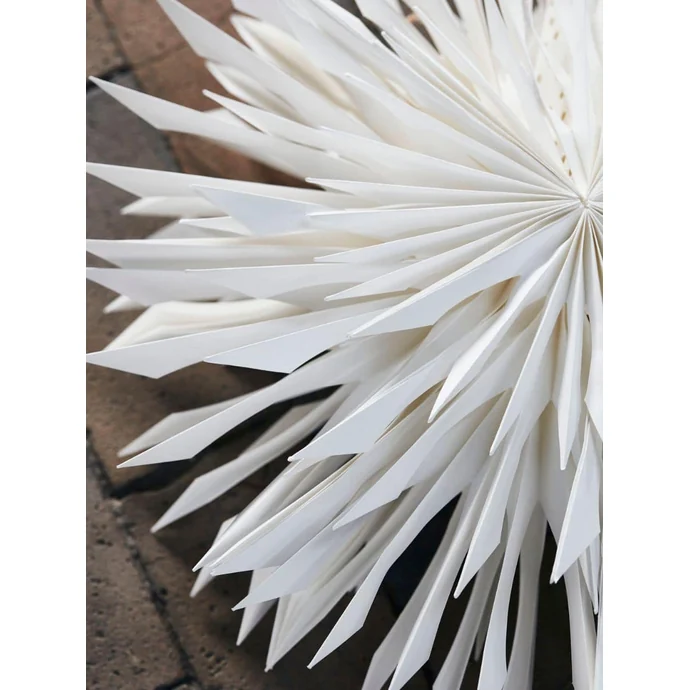 Závěsná papírová hvězda Reef Off White 50 cm