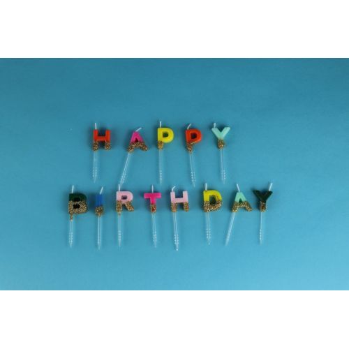 Dortové svíčky Happy Birthday