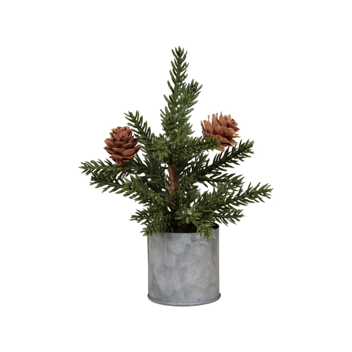 Dekorativní stromeček Pine Tree Zinc Pot 16 cm