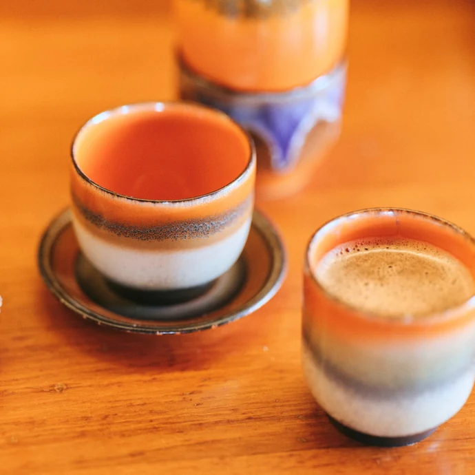 Hrnek Coffee Cup Robusta Orange/Brown 70's – 200 ml