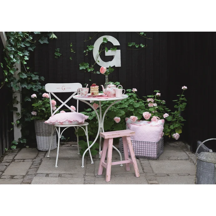 Dřevěná stolička Pale pink