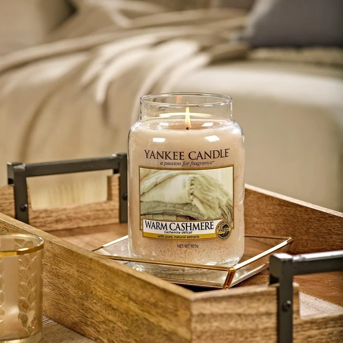 Svíčka Yankee Candle 623gr - Warm Cashmere