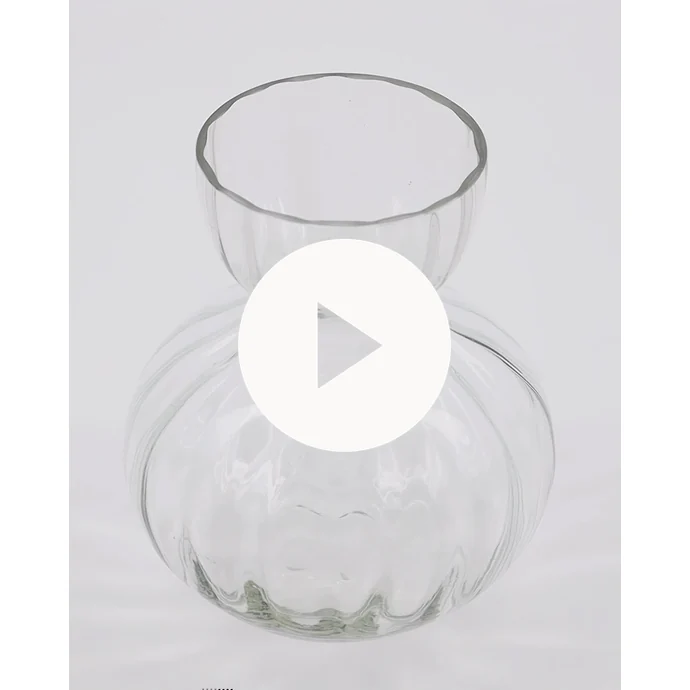 Skleněná váza Bud Clear 14 cm
