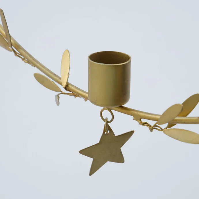 Závěsný svícen Mistel Antique Brass 25 cm